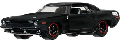 Hot Wheels Toy Car, Premium Fast & Furious 1:64 Scale Die-Cast 1970 Plymouth AAR Cuda for Collectors Inspired by Fast Movie Franchise