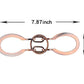 SHUYUE Classical Metal Horseshoe Puzzle Traditional Brain Teaser Puzzles Jigsaw Toy (Bronze, Normal)