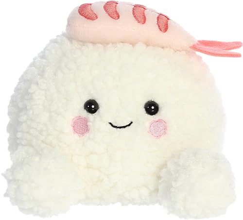 Aurora® Adorable Palm Pals™ EBI Shrimp Sushi™ Stuffed Animal - Fun Collectible Plush for Kids and Adult Collectors - Perfect for Decorating Rooms