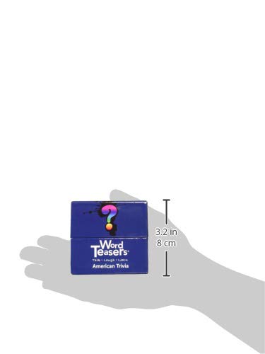 ? WORD TEASERS American Trivia - Trivia Game for Adults & Kids - Interesting & Fun Trivia Questions About the United States - 150 Trivia Cards