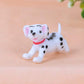 Miniature Dog Figurines 102Pcs Dalmatian Figures Mini Plastic Fairy Garden Miniature Moss Landscape DIY Terrarium Crafts Ornament Accessories for Home