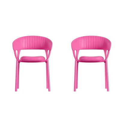 Replacement Parts for Barbie Doll Dreamhouse Doll House Playset HMX10 - Replacement Set of 2 Two Pink Chairs