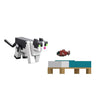Minecraft 15 Years Jellie Cat Action Figure, Raw Salmon and Bed Included