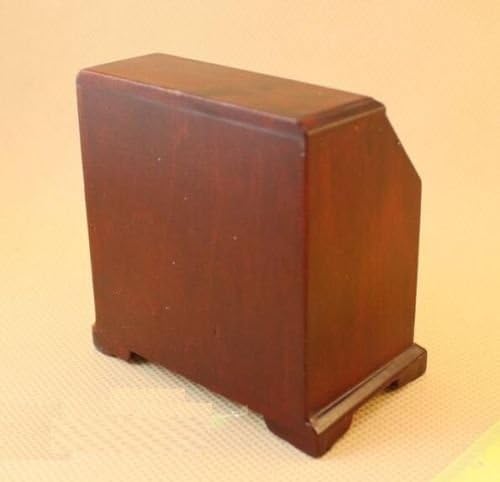 EatingBiting 1:12 Dollhouse Miniature Doll Cabinet, Doll Furniture Room Bed Wooden Drawer Cabinet Dollhouse Desk Wooden TV Cabinet Living Room Set