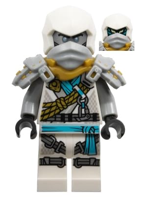 LEGO Ninjago Dragons Rising Season 2: Zane Climber Minifigure with Weapons