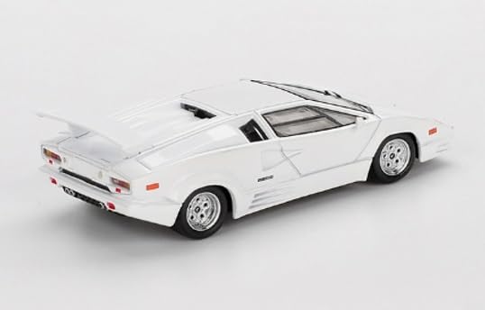 MINI GT Countach 25th Anniversary White Limited Edition 1/64 Diecast Model Car MGT01134