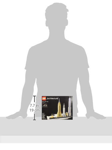 LEGO Architecture New York City Model Kit - Bedroom or Office Decor for Kids & Adults, Ages 12+ - Building Blocks to Display - NYC Gift & Souvenir