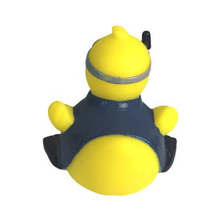 3" Rubber Duck [Sealed Hole, Floats Upright] - Baby Safe Bathtub Bathing Toy - Snorkel Rubber Duck