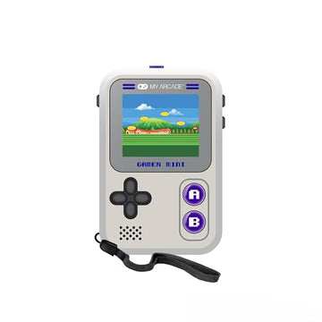 My Arcade Gamer Mini Classic-Purple: Games for Kids, Miniature Handheld Gaming System Packed with 160 Games, 1.8'' Color Display (DGUN-3924), Small