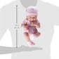 La Newborn Boutique 14" Realistic Baby Doll - 9-Piece Layette Gift Set, Soft Vinyl, Posable Limbs, Lifelike Detail - Anatomically Correct Real Girl!