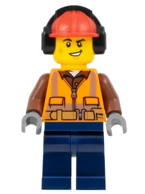 LEGO City: Construction Worker with Jackhammer and Traffic Light