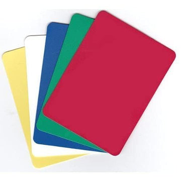 Set of 5 Plastic Poker Cut Cards (Assorted Colors)