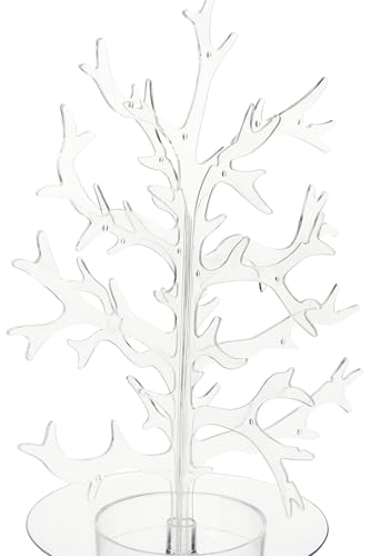 Stunning Clear Plastic Money Tree Centerpiece - 12" (1 Count) - Perfect for Celebrations, Fundraisers & Gifts