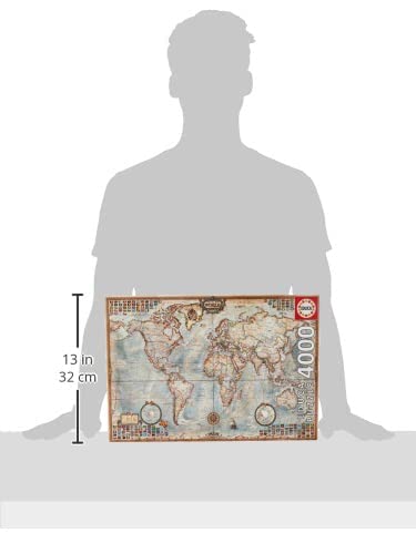 4,000 Piece Puzzle - The World Map
