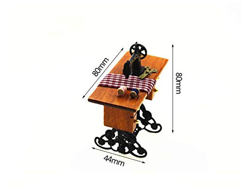NWFashion Dollhouse Mini Furniture Accessories Decorative Sewing Machine