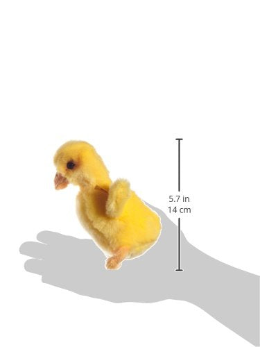 Steiff USA Yellow Pilla Duckling Plush Toy, 5.5” x 5.1” x 3.5” - Cuddly Duck Toy, Airbrushed Accents (73335), Miniature