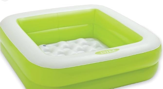 Intex 57100EP Play Box Inflatable Kiddie Pools, 1 Pack, Color May Vary