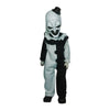 Mezco Terrifier - Living Dead Doll 10.5-Inch Art The Clown Doll with New Head Sculpt, Pom-Pom and Ruffle Detailing Black-and-White Costume, and