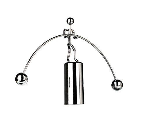 Sunnytech Mini Steel Balance Toy Weightlifter Kinetic Art Balance Toy Balancing Decompressive Science Psychology Home Offic Decor Desk Decor WJ064