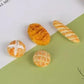 4Pcs 1/12 Miniature Bread Dollhouse Decoration Accessories Resin Mix Bakery Bread Mini House Food Decoration Accessories