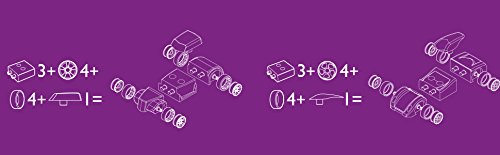 Automoblox Mini HR5 Scorch and SC1 Chaos 2-Pack , Red and Purple , 4.5" x 1.75"