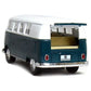 KiNSMART 1962 Volkswagen Classic Bus 1:32 Scale 5" Die Cast Metal Model Toy Van Pullback Acation (4 Set)