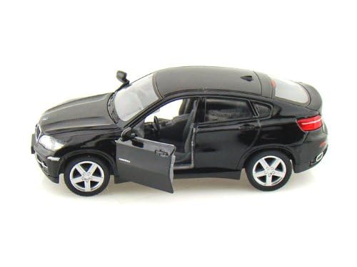 KiNSMART BMW X6 5" 1:38 Scale Die Cast Metal Model w/Pullback Action (Black)
