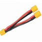 FLY RC 2pcs XT60 Parallel Battery Connector Cable Extension