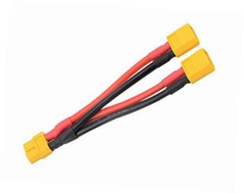 FLY RC 2pcs XT60 Parallel Battery Connector Cable Extension