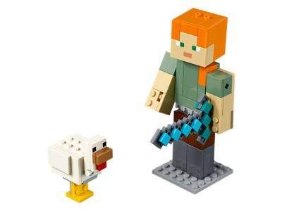 LEGO Minecraft Alex BigFig with Chicken 21149 Building Kit (160 Pieces)
