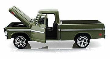 1969 Ford F-100 Pickup Truck Green 1/24 by Motormax 79315