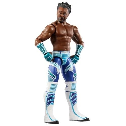 WWE Mattel Xavier Woods Action Figure, Main Event Series #159, 6-inch Collectible Superstar with 14 Articulation Points & Life-Like Look
