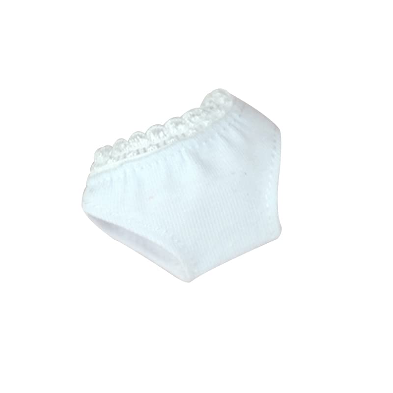 Lace Doll Underwear Clothes Set Fits for 11.5 Inch Girl Briefs 1/6 Doll Accessories (3 pcs White Briefs)