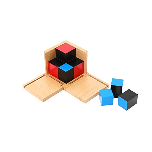 Adena Montessori Binomial Cube Sensorial Toy, 3y+
