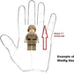 LEGO Star Wars: Han Solo Minifigure with Wavy Hair and Twin Pistols - from Slave One 20th Anniversary Set (75243)