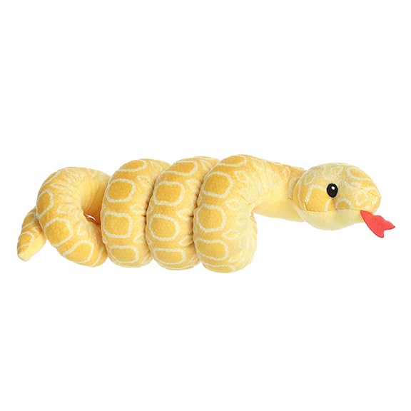 Aurora® Playful Snake Wrist Wranglers™ Albino Burmese Python Stuffed Animal - Vibrant Colors for an Eye-Catching Design - Perfect for Kids, Adults