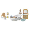 Calico Critters - Country Bathroom Set - Dollhouse Furniture Sets - Kids Pretend Play Toy, Miniature Dollhouse Furniture & Accessories, Ages 3+