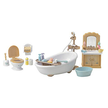Calico Critters - Country Bathroom Set - Dollhouse Furniture Sets - Kids Pretend Play Toy, Miniature Dollhouse Furniture & Accessories, Ages 3+