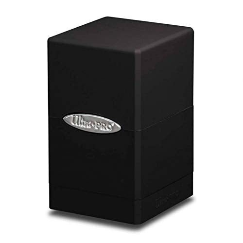 Ultra Pro Satin Tower Deck Box | Black | 1-Pack