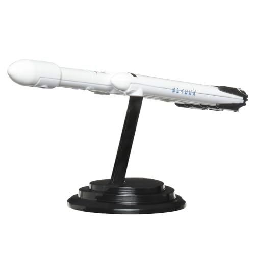 Matchbox Collectible Die-Cast Metal Sky Busters Inspired by SpaceX Falcon Heavy Rocket - HHT44 ~ White Super Heavy Lift Rocket ~ Includes Playmat