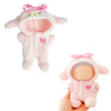 Clothes for Labubu 17cm Doll , Overalls Set for 6.7inch Doll Pajamas, Faking Animal Style Outfit Jumpsuit, Cute Fashion Dress Up Clothes Accessories