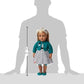 Our Generation - 46 cm Retro Doll with a Party Polka Dots Dress - Ruby