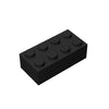 WEBRICK Classic Bulk Brick Block 2x4, Building Brick Black, Compatible with Lego Parts and Pieces 3001, Creative Play Set - Compatible with Major