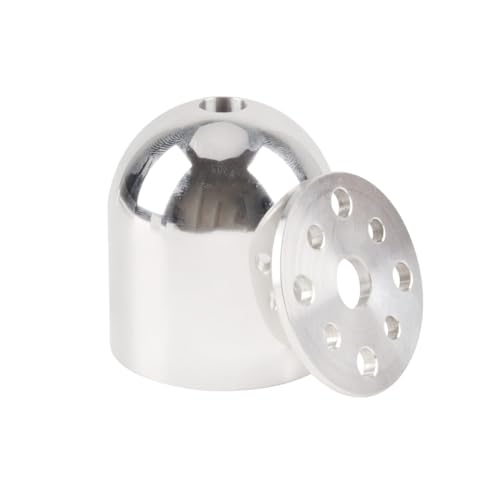 PurAr ZY 1.75inch/44.5mm Scale Drilled Aluminum Spinner for DLE30/55 MLD35/70 DA50 for RC Model