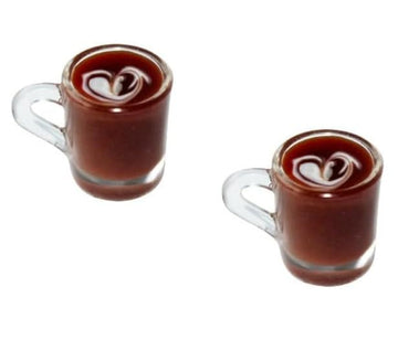 2 Pcs Miniature Coffee Cups Model Dollhouse Ornament Dollhouse Decoration Mini Decor Doll House Accessories Random Color Miniature Dollhouse