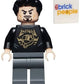 LEGO Superheroes: Tony Stark Minifig with Black Shirt and Gold Markings