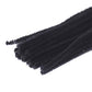 Pack of 300 Red Black and White Pipe Cleaners. Fuzzy Stick Chenille Stems for Arts and Crafts Shapes, Flowers, Animals, Figures and More - Size: 12