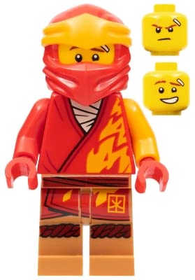 Lego Ninajgo Core: Kai Minifigure with Dual Bladed Gold Sword