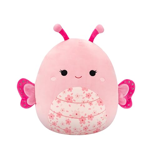 Squishmallows Original 12in Mogo The Pink Sakura Butterfly - Official Jazwares Plush (Medium-Sized)