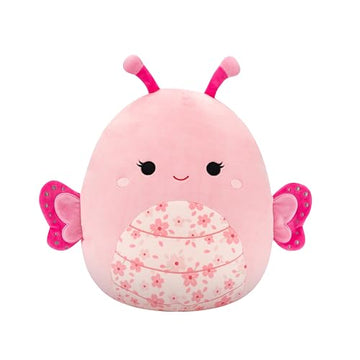 Squishmallows Original 12in Mogo The Pink Sakura Butterfly - Official Jazwares Plush (Medium-Sized)